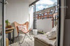 Stylisch möblierte Wohnung mit kleinem Balkon in zentraler Lage in Düsseldorf-Bilk