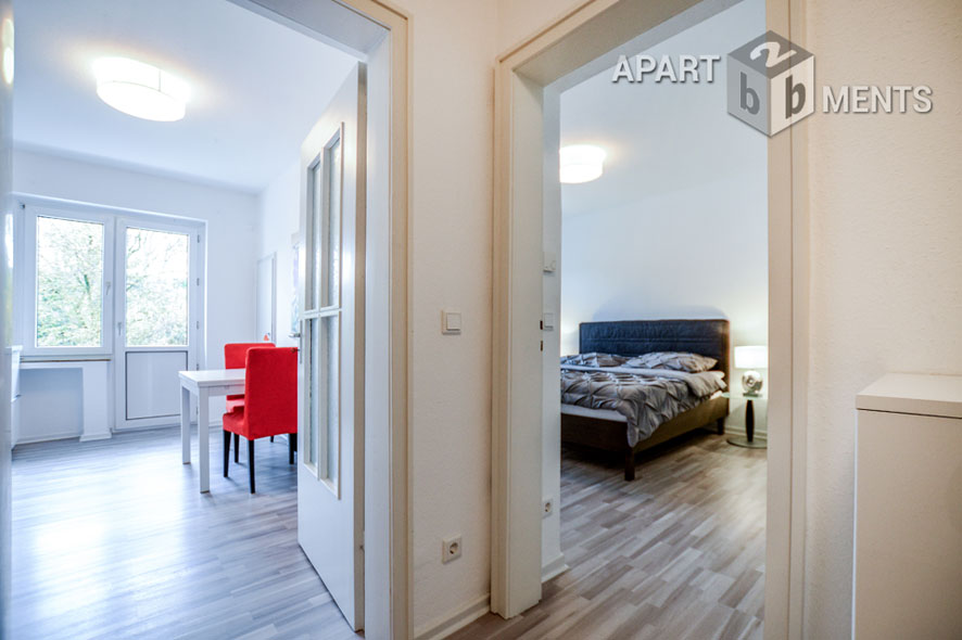 Möblierte 2 Zimmerwohnung in zentraler Lage in Düsseldorf-Wersten
