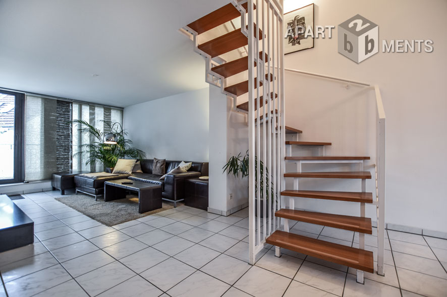 Möblierte und lichtdurchflutete Maisonettewohnung im Süden von Hilden