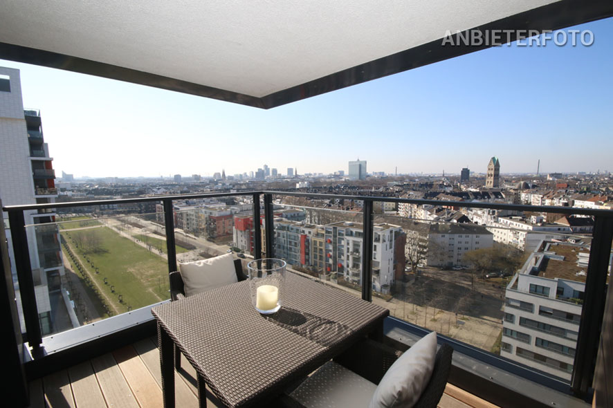 Spacious and top furnished flat in Pandion Le Grand in Düsseldorf-Pempelfort