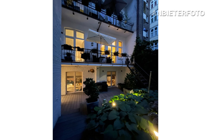 Modern möblierte und ruhig gelegene Wohnung in Düsseldorf-Unterbilk