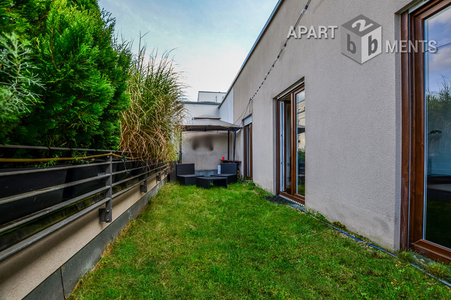 Möblierte Wohnung mit Dachterrasse in Düsseldorf-Pempelfort
