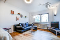 Möbliertes und zentral gelegenes Apartment mit Balkon in Düsseldorf-Stockum