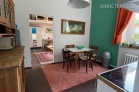 Stylisch im Retro-Stil möblierte Wohnung in Düsseldorf-Pempelfort