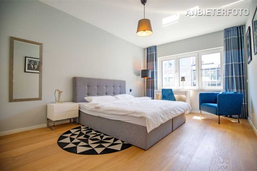 Furnished flat with terrace in Düsseldorf-Unterbilk