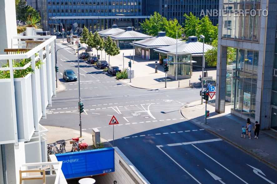 Furnished flat with terrace in Düsseldorf-Unterbilk