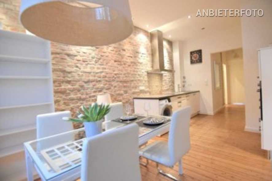 Geräumige und möblierte Wohnung mit Garten in Düsseldorf - Flingern Süd