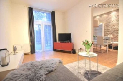 Geräumige und möblierte Wohnung mit Garten in Düsseldorf - Flingern Süd