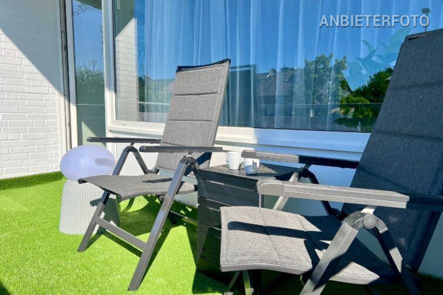 Geräumige 4-Zimmer-Wohnung möbliert und mit Balkon in Neuss-Vogelsang