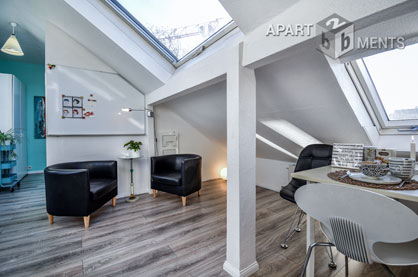 Modern furnished single apartment centrally located in Bonn-Nordstadt