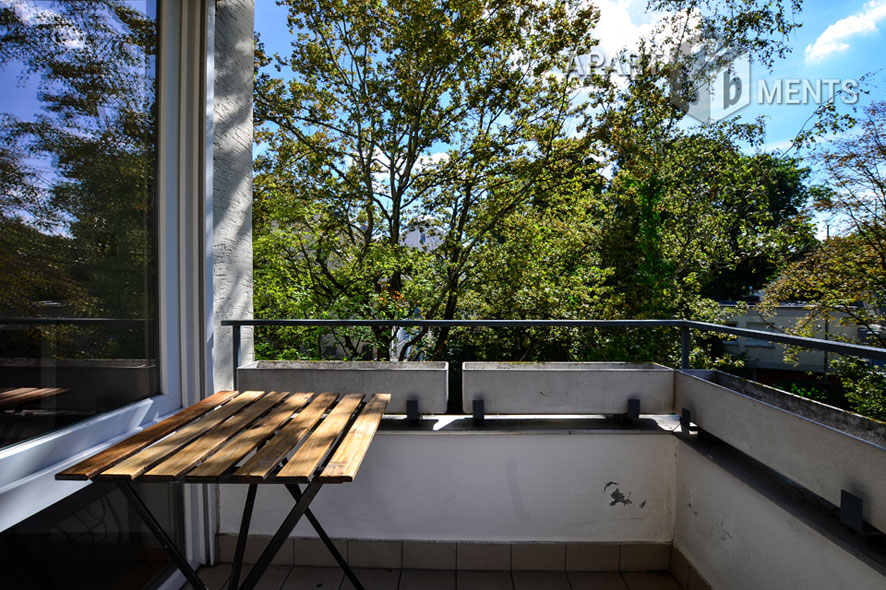 Möblierte Singlewohnung mit großem Balkon in Bonn-Villenviertel