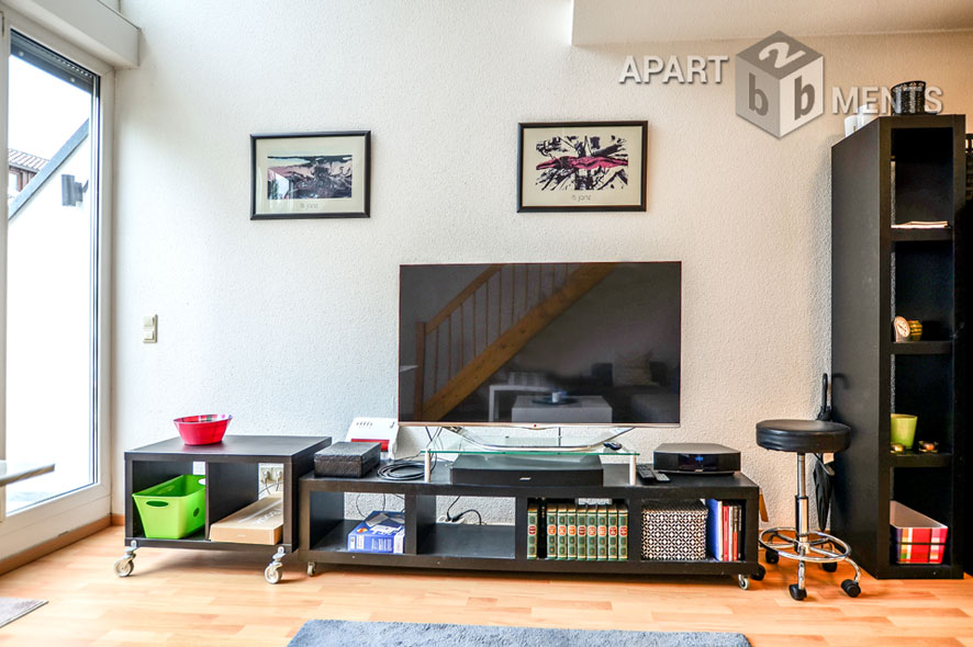 Möblierte Maisonette der gehobenen Kategorie mit Balkon in Bonn-Endenich