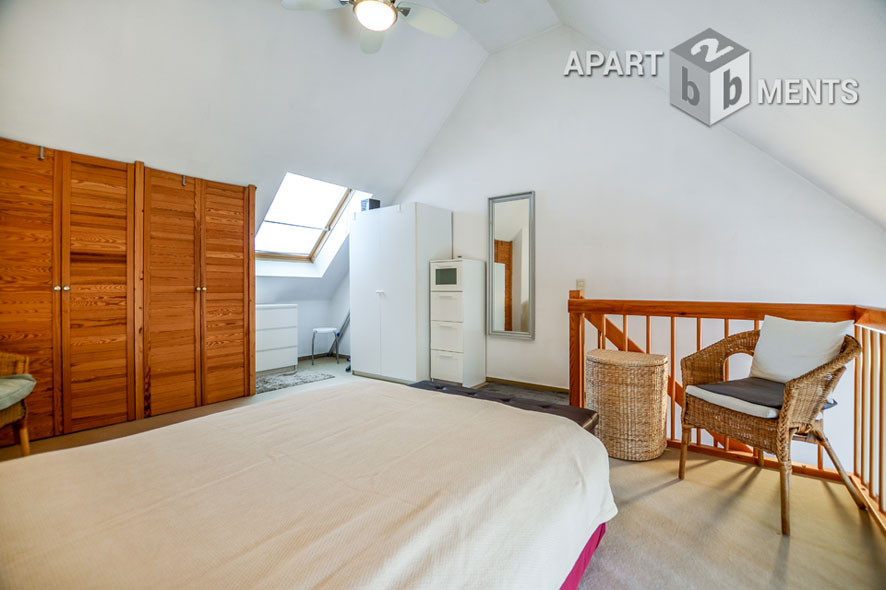 Möblierte Maisonette der gehobenen Kategorie mit Balkon in Bonn-Endenich