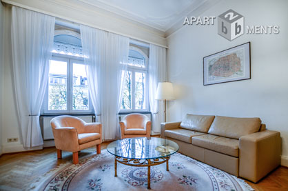 Elegant möblierte Wohnung in sehr zentraler Lage der Bonner Südstadt