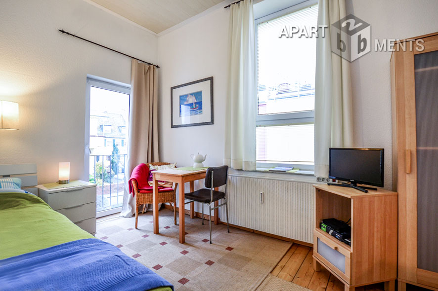 modernly furnished apartment near the Rhine in Bonn-Rüngsdorf