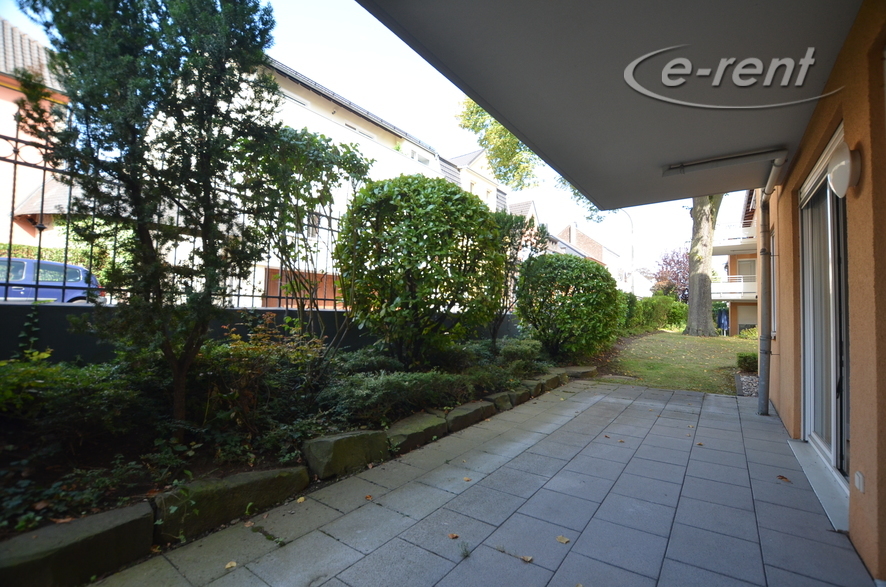 Furnished top category terrace apartment near the Rhine in Bonn-Plittersdorf