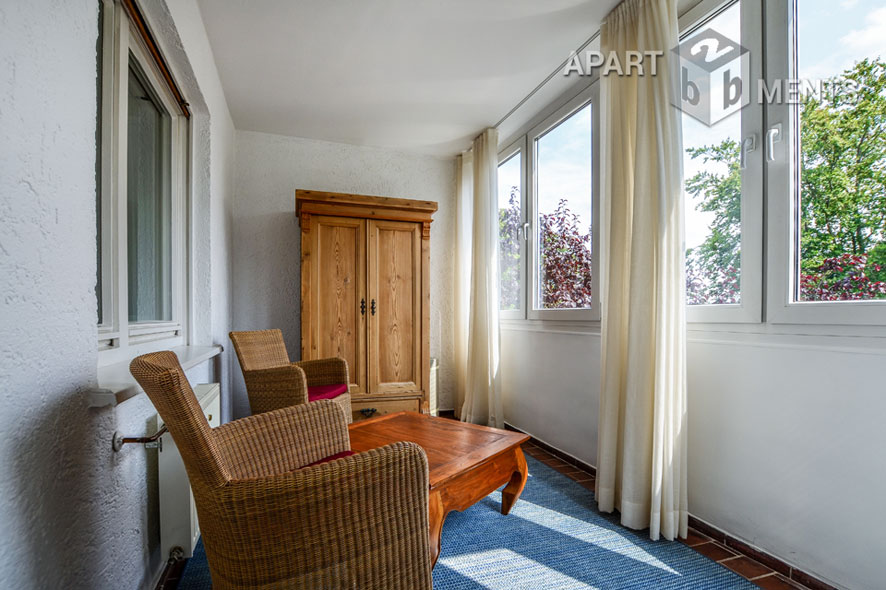 Centrally located spacious studio apartment in Bonn Bad Godesberg