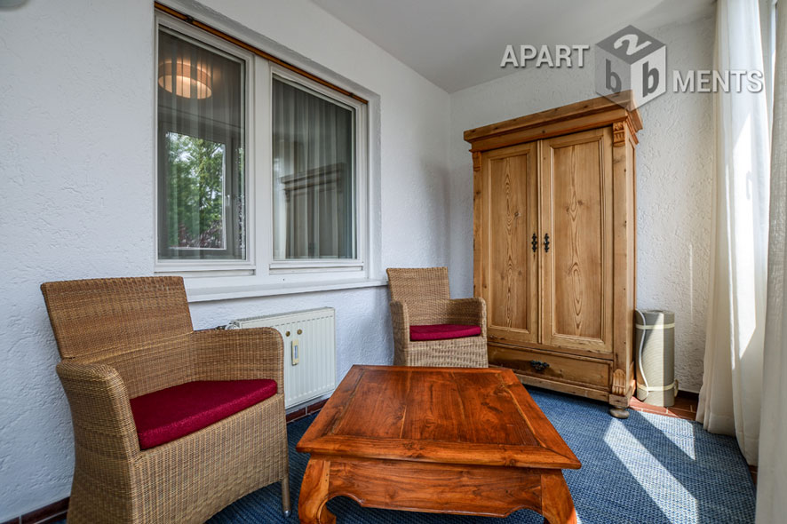 Centrally located spacious studio apartment in Bonn Bad Godesberg