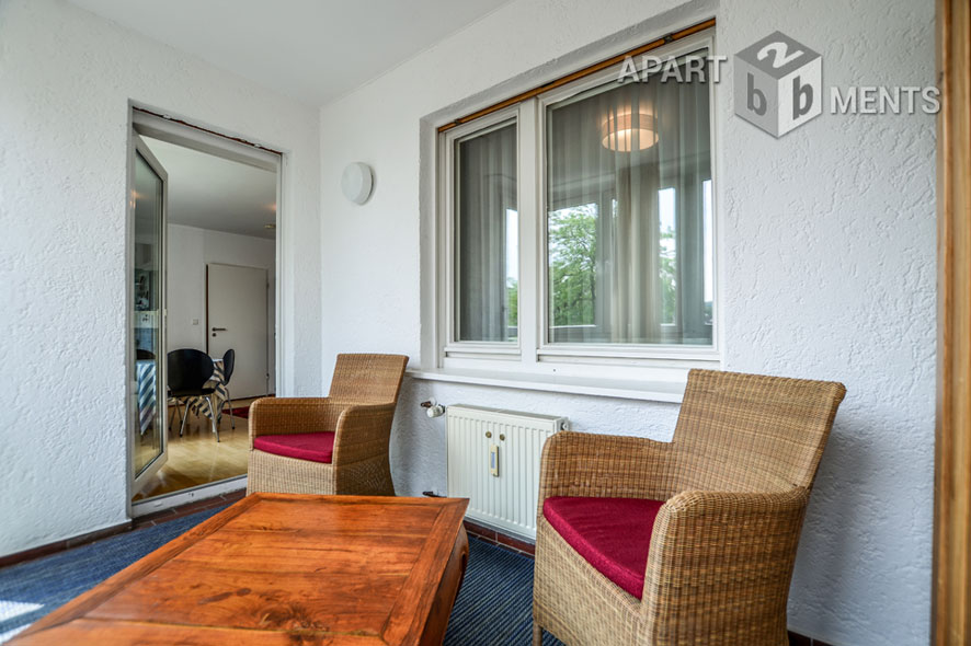 Centrally located spacious studio apartment in Bonn Bad Godesberg