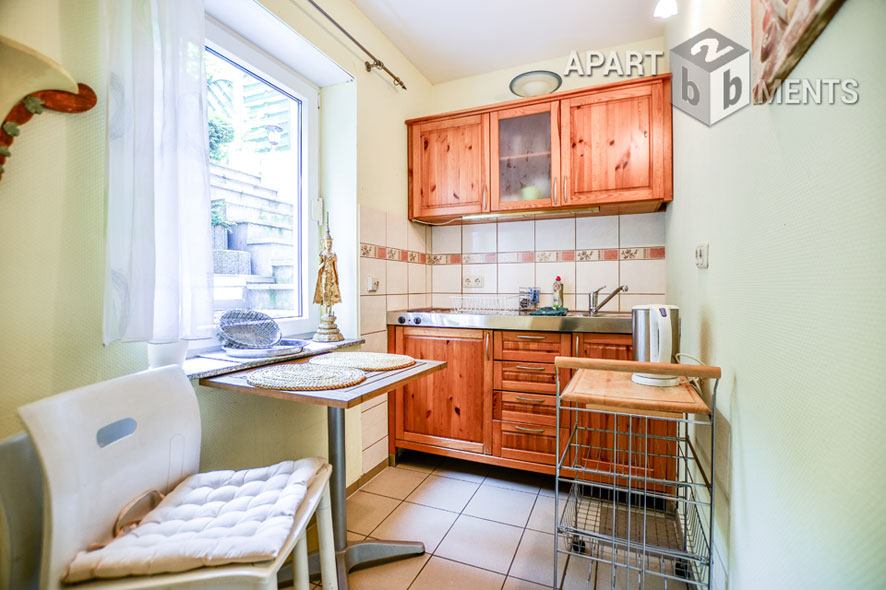 Furnished flat with terrace in quiet residential area in Bonn-Vilich