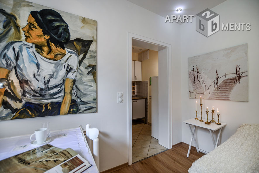 Möbliertes Mini-Apartment in traumhafter Lage am Rhein in Bonn-Castell