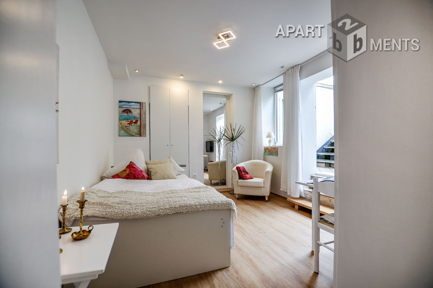 Möbliertes Mini-Apartment in traumhafter Lage am Rhein in Bonn-Castell