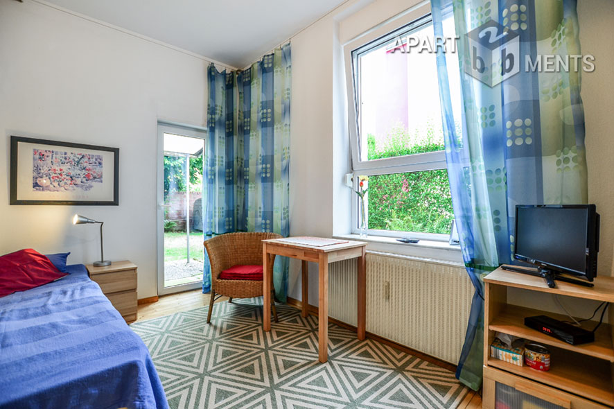 modern furnished single apartment near the Rhine in Bonn-Rüngsdorf