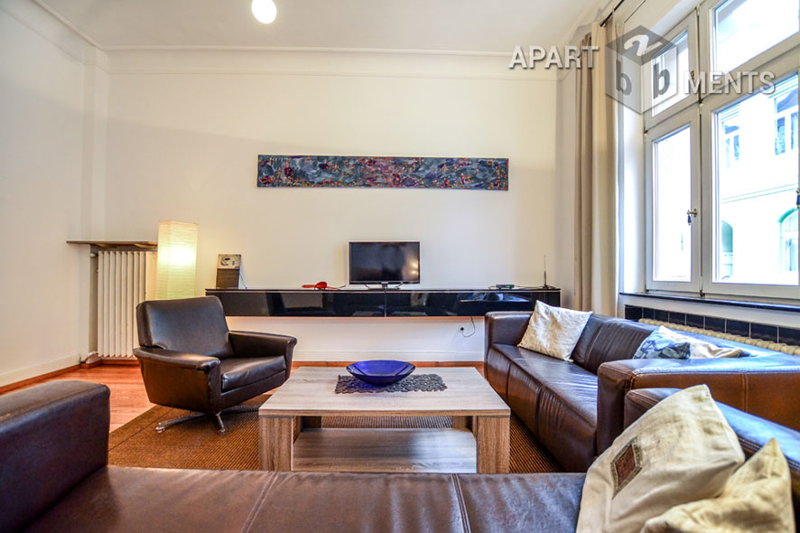 Elegant furnished apartment with artistic flair in Bonn-Rungsdorf