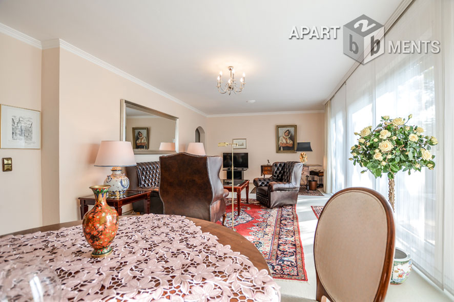 elegant furnished spacious apartment in beautiful avenue of Bonn-Dransdorf