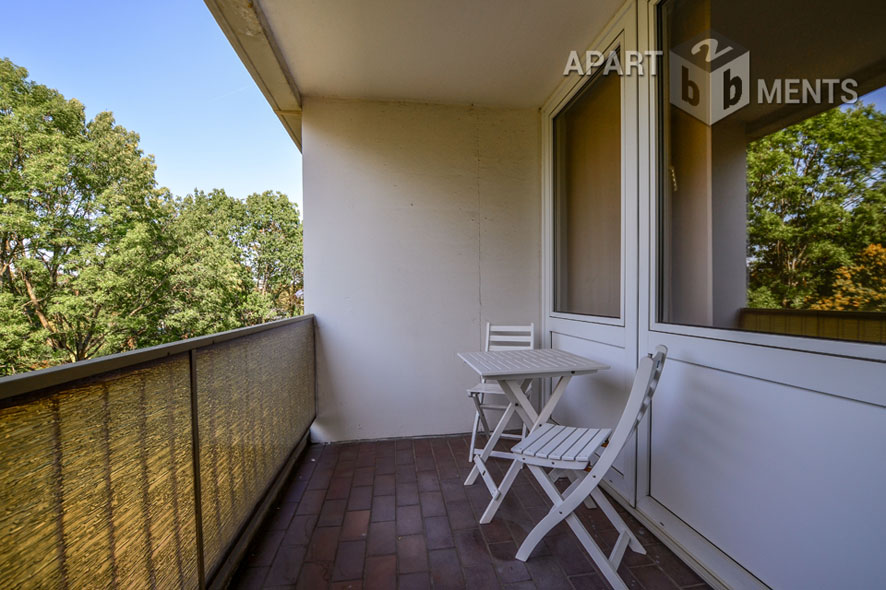 Möbliertes Apartment mit Balkon in sehr guter Lage von Bonn-Hochkreuz