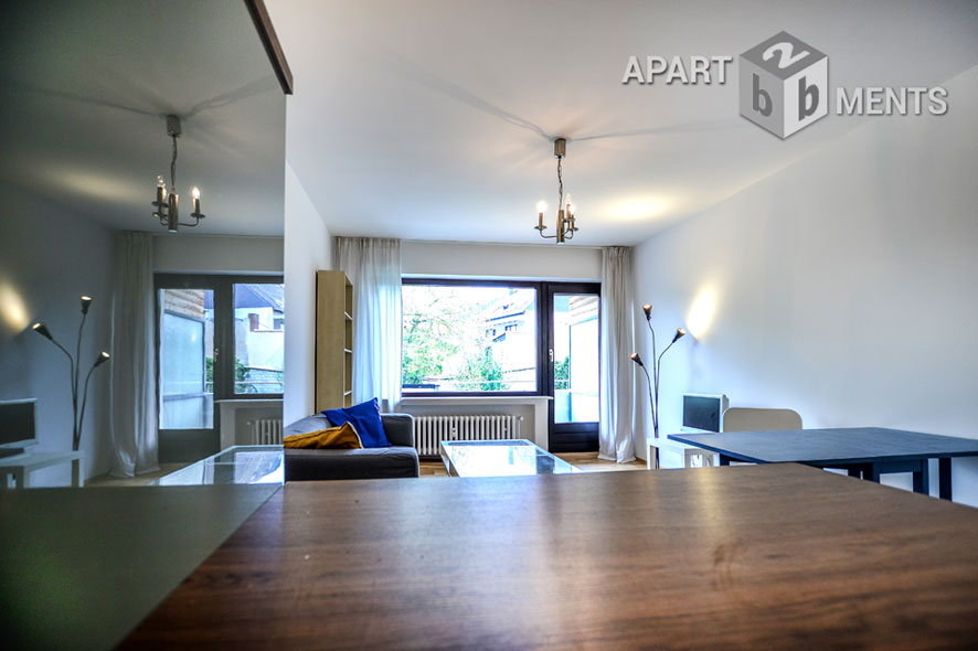 modern furnished balcony apartment in Bonn-Plittersdorf