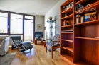 Furnished and spacious 2-room apartment with view of the Rhine in Bonn-Castell
