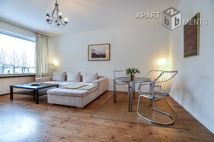 Furnished spacious roof terrace flat in Bonn-Mehlem