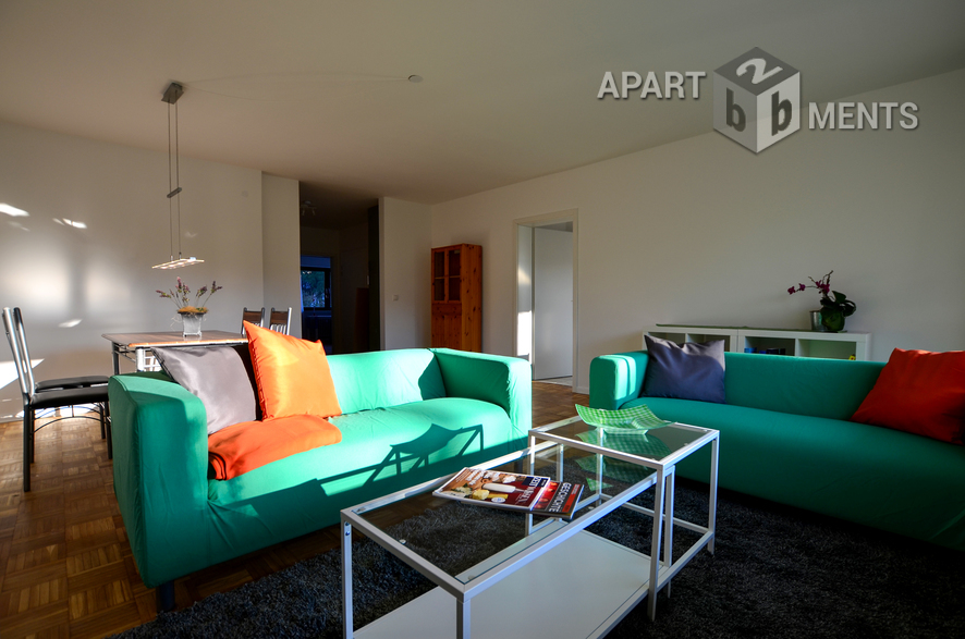 Geräumige und möblierte 3-Zimmer-Wohnung in Bonn-Plittersdorf