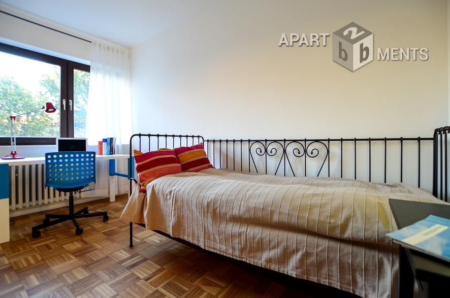 Geräumige und möblierte 3-Zimmer-Wohnung in Bonn-Plittersdorf
