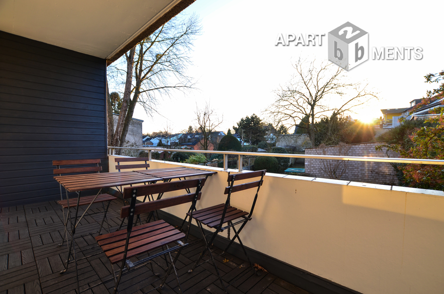 Geräumige und möblierte 3-Zimmer-Wohnung in Bonn-Plittersdorf