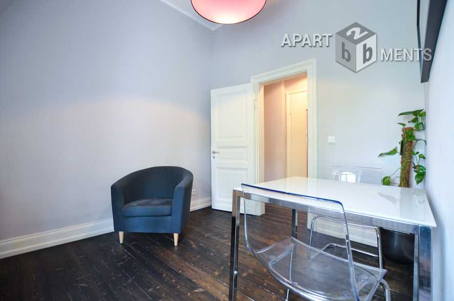Modern and high-quality furnished single apartment in Bonn-Weststadt