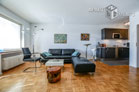 Möbliertes Apartment mit großer Fensterfront und Balkon in Bonn-Plittersdorf