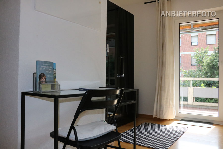 Modern furnished balcony apartment in Bonn-Plittersdorf