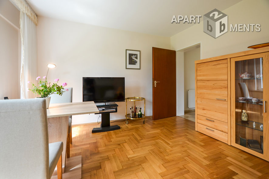 Geräumige möblierte Singlewohnung mit Blick ins Grüne in Bonn-Ippendorf