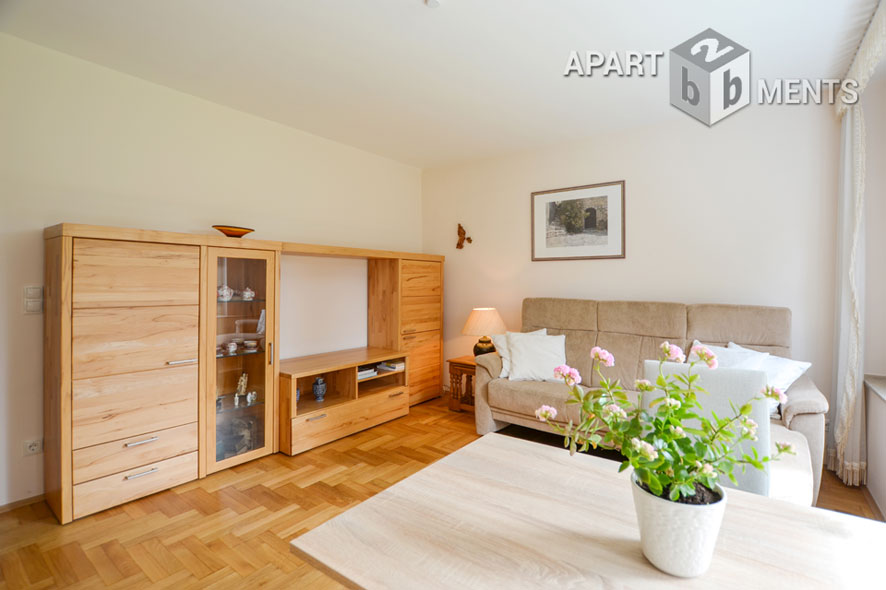 Geräumige möblierte Singlewohnung mit Blick ins Grüne in Bonn-Ippendorf