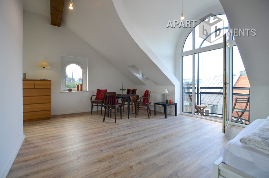Modern furnished attic apartment in Bruehl