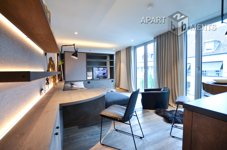 high quality furnished luxury studio apartment in Bonn-Centre