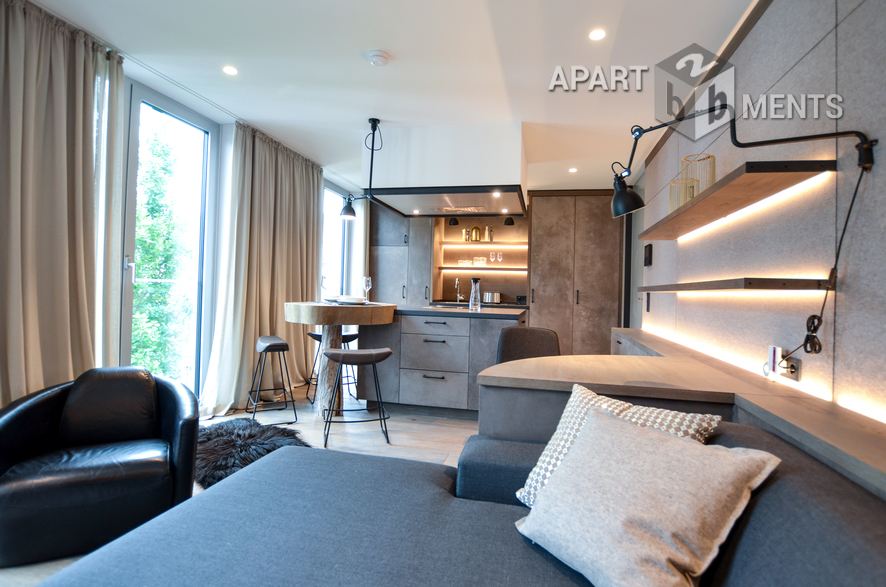 Hochwertig möbliertes Luxus-Studio-Apartment in Bonn-Zentrum