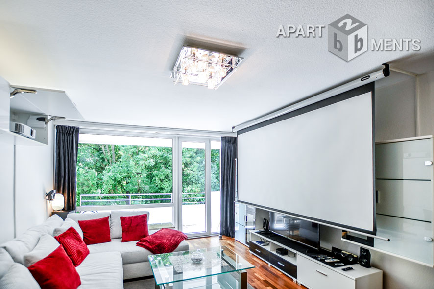 Modern möblierte sehr helle Wohnung in Bonn-Bad Godesberg-Heiderhof