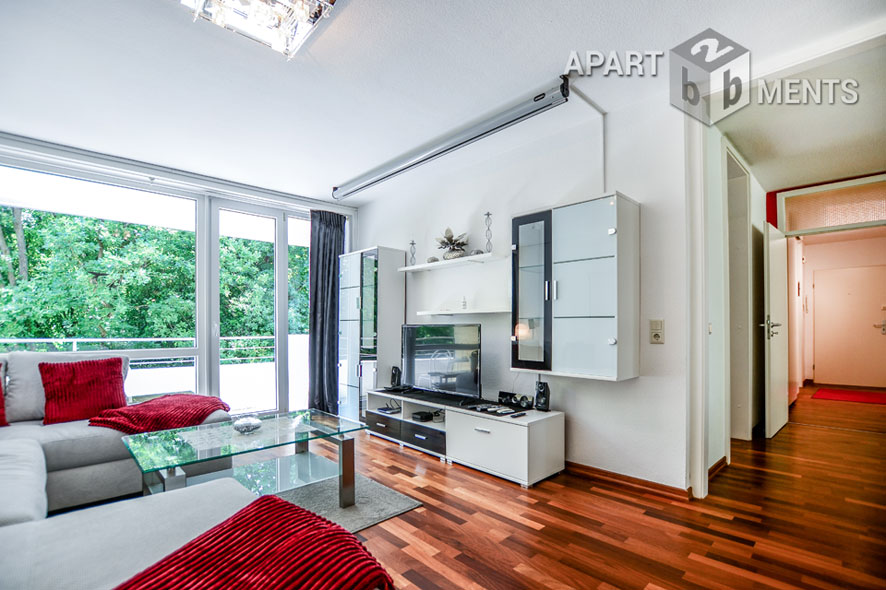 Modern möblierte sehr helle Wohnung in Bonn-Bad Godesberg-Heiderhof