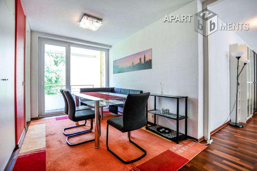 Modern möblierte sehr helle Wohnung in Bonn-Bad Godesberg-Heiderhof