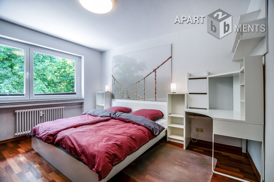 Modern möblierte sehr helle Wohnung in Bonn-Bad Godesberg-Heiderhof