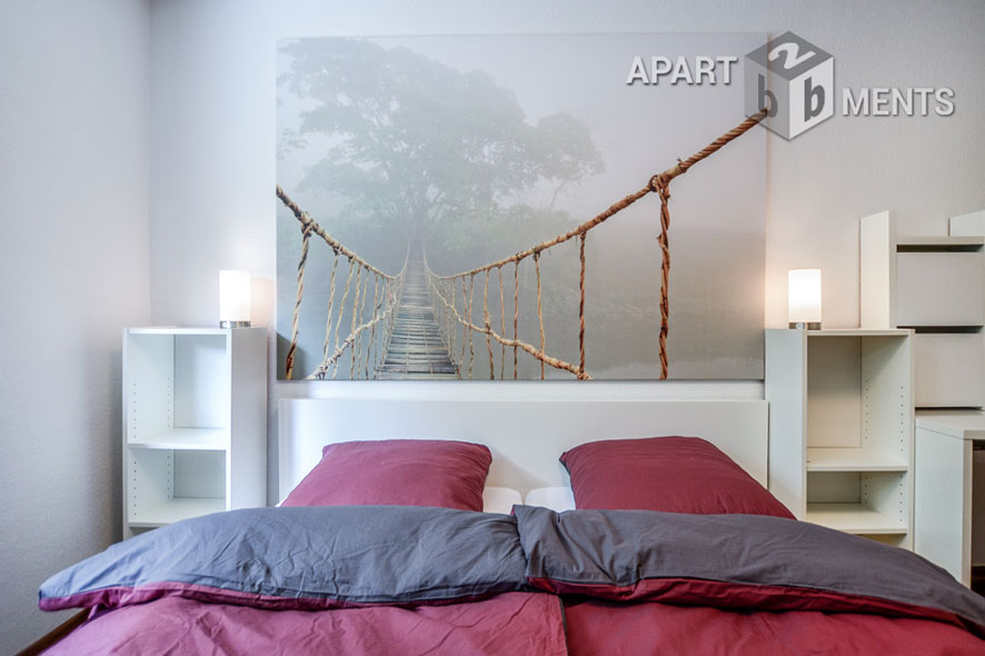 Modern möblierte sehr helle Wohnung in Bonn-Bad Godesberg-Heiderhof
