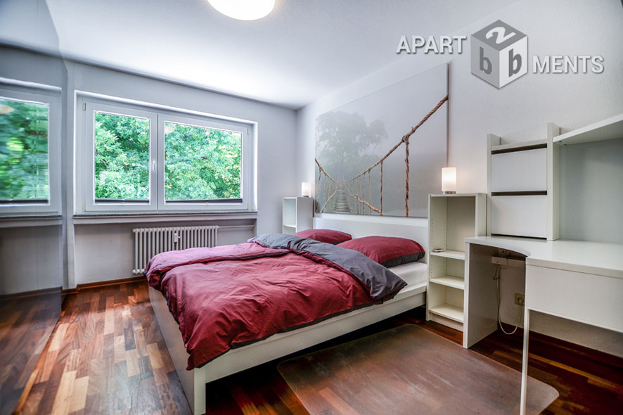Modern möblierte sehr helle Wohnung in Bonn-Bad Godesberg-Heiderhof